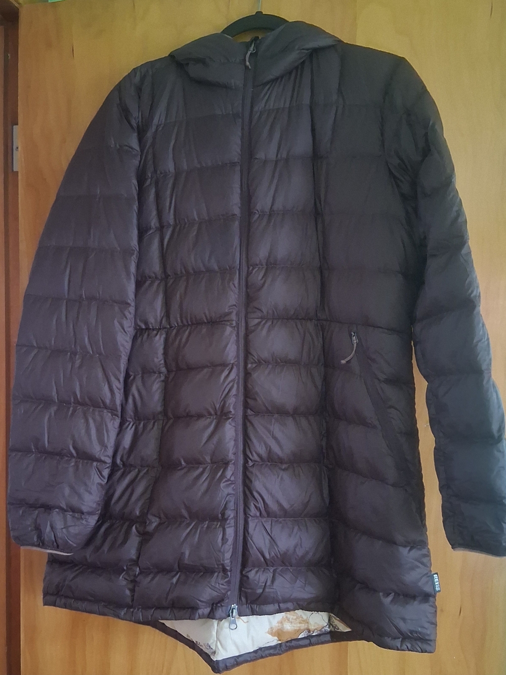 Rei Co-op Womens 650 Down Parka 2.0 Burgandy Full Hood Travel Packable Size XL